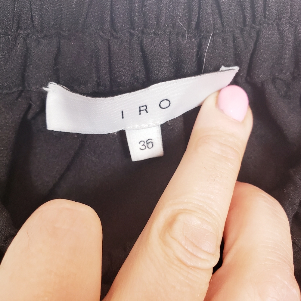 IRO Bell black mini skirt - Picture 5 of 6